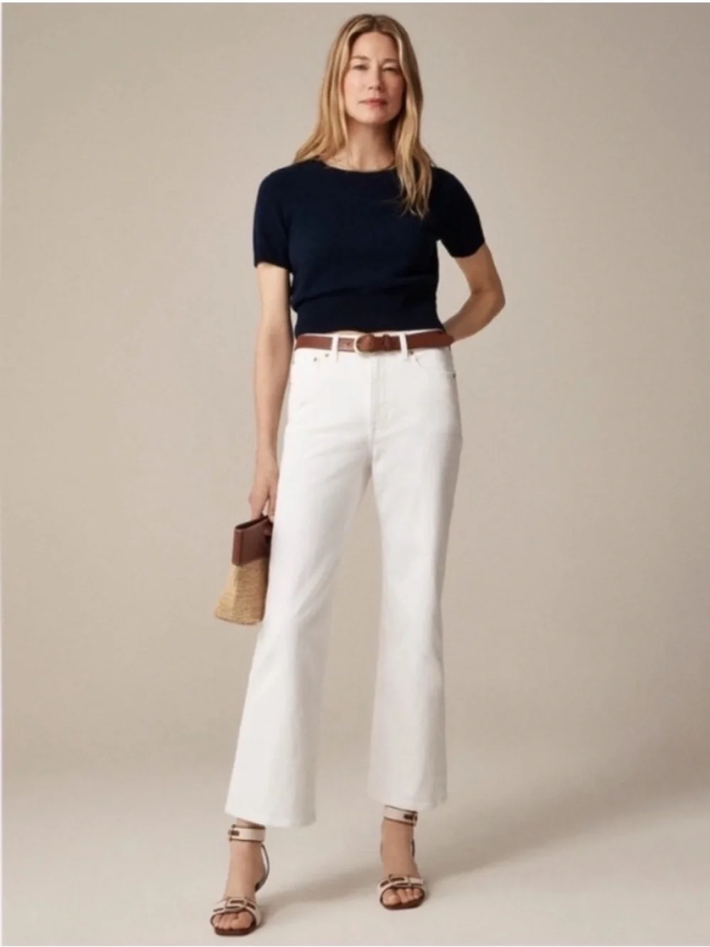 J Crew Jeans 25P High Rise White
